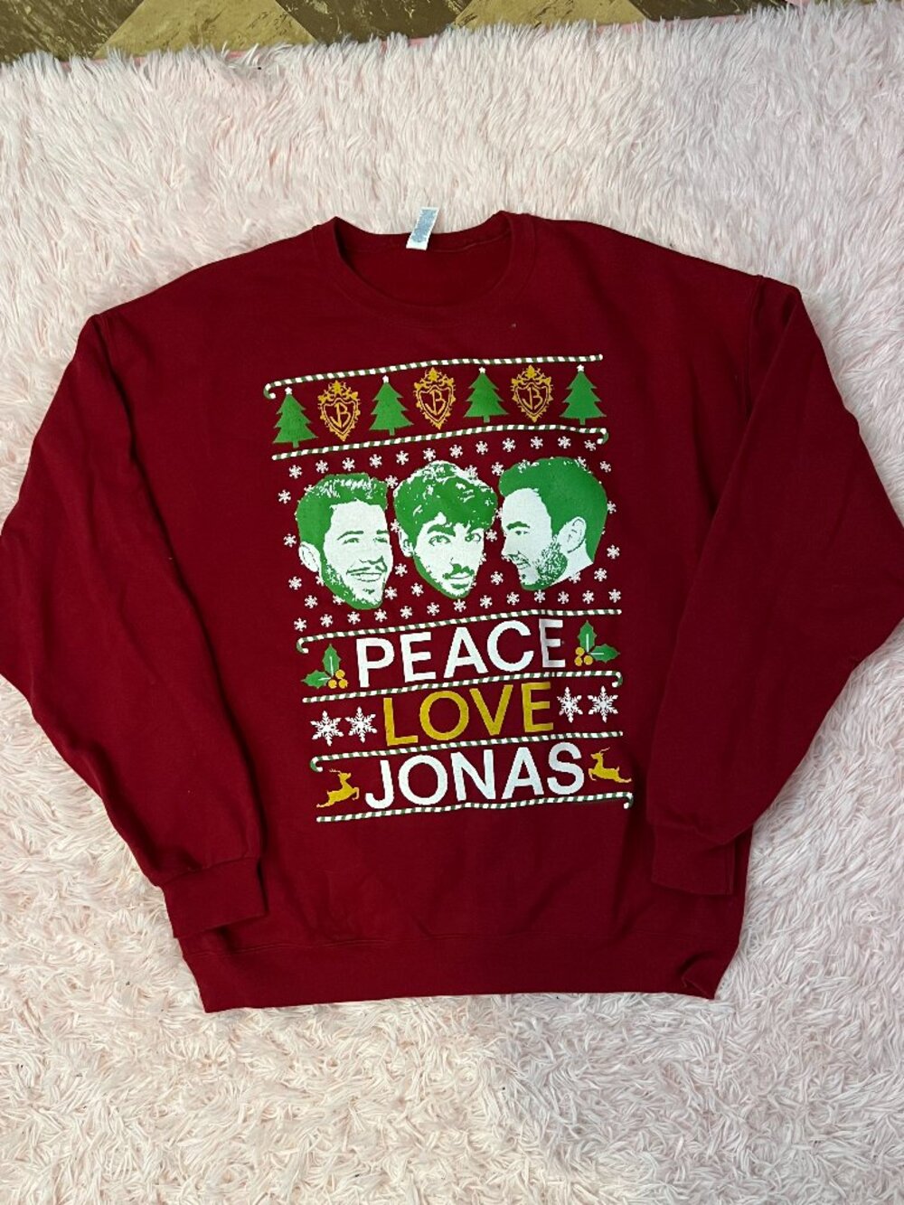 Jonas Brothers Christmas Crewneck Sweater